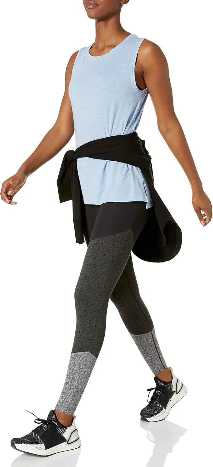 Amazon Essentials Women's Soft Cotton Relaxed-Fit Yoga Tank Top (Available in Plus Size)