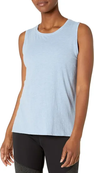 Amazon Essentials Women's Soft Cotton Relaxed-Fit Yoga Tank Top (Available in Plus Size)