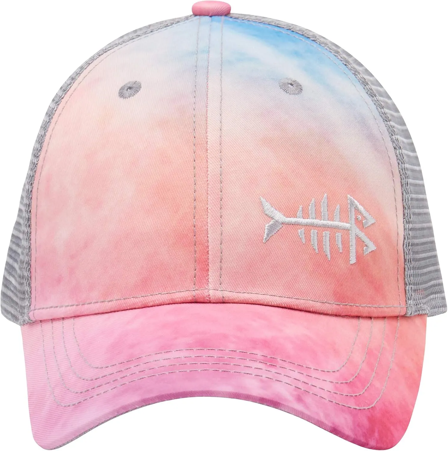BASSDASH Kids Youth Fishing Sun Hat Mesh Back Adjustable Baseball Trucker Cap for Boys Girls Toddler