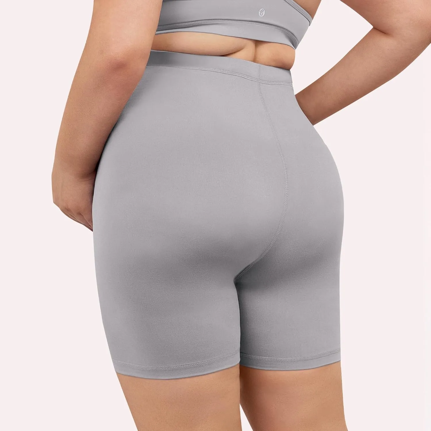 BONVIGOR Buttercloud Maternity Shorts Over The Belly- 5" Plus Size Pregnancy Biker Shorts Women Workout Yoga