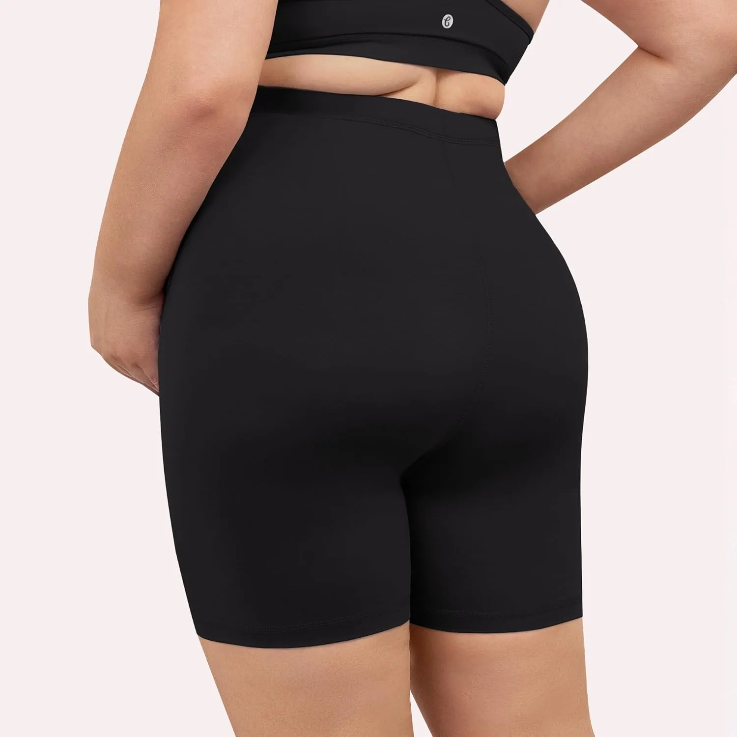 BONVIGOR Buttercloud Maternity Shorts Over The Belly- 5" Plus Size Pregnancy Biker Shorts Women Workout Yoga