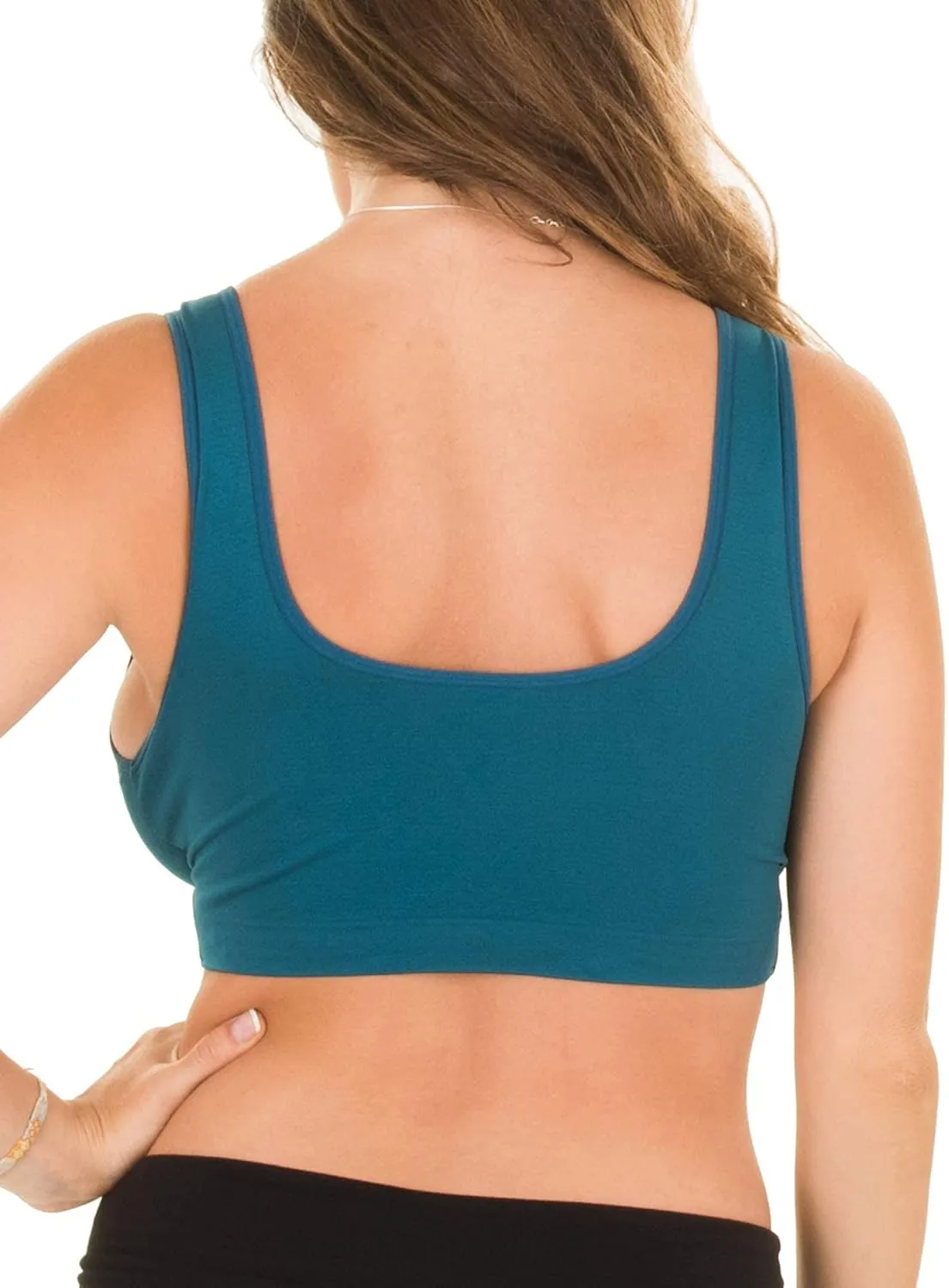 Caramel Cantina 4 Pack Nursing Maternity Womens Sleep Comfort Bralette Bra