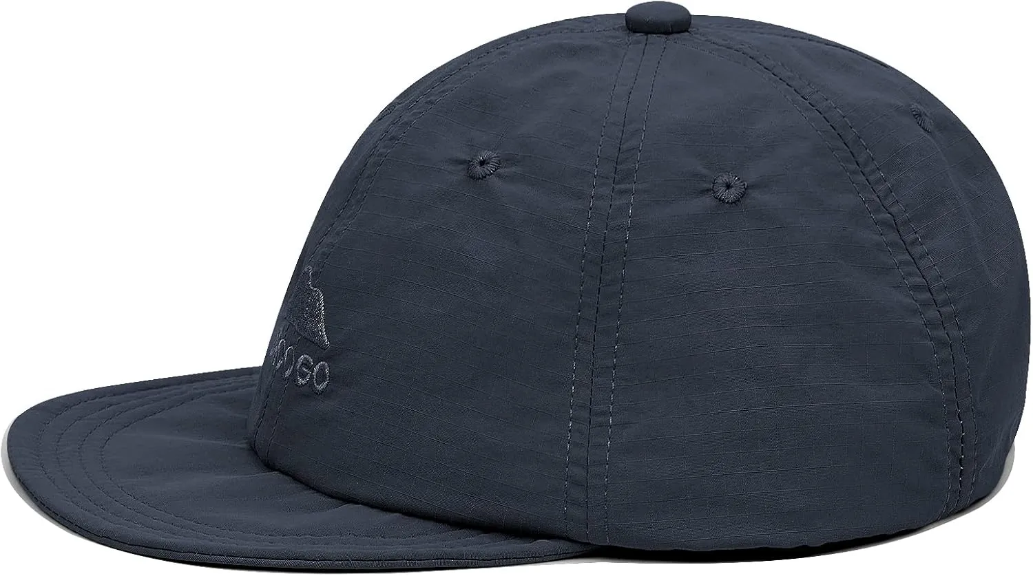 Croogo Quick Dry Short Brim Baseball Cap Soft Flat Bill Sun Hats Lightweight Trucker Caps Waterproof Umpire Short Bill Cap