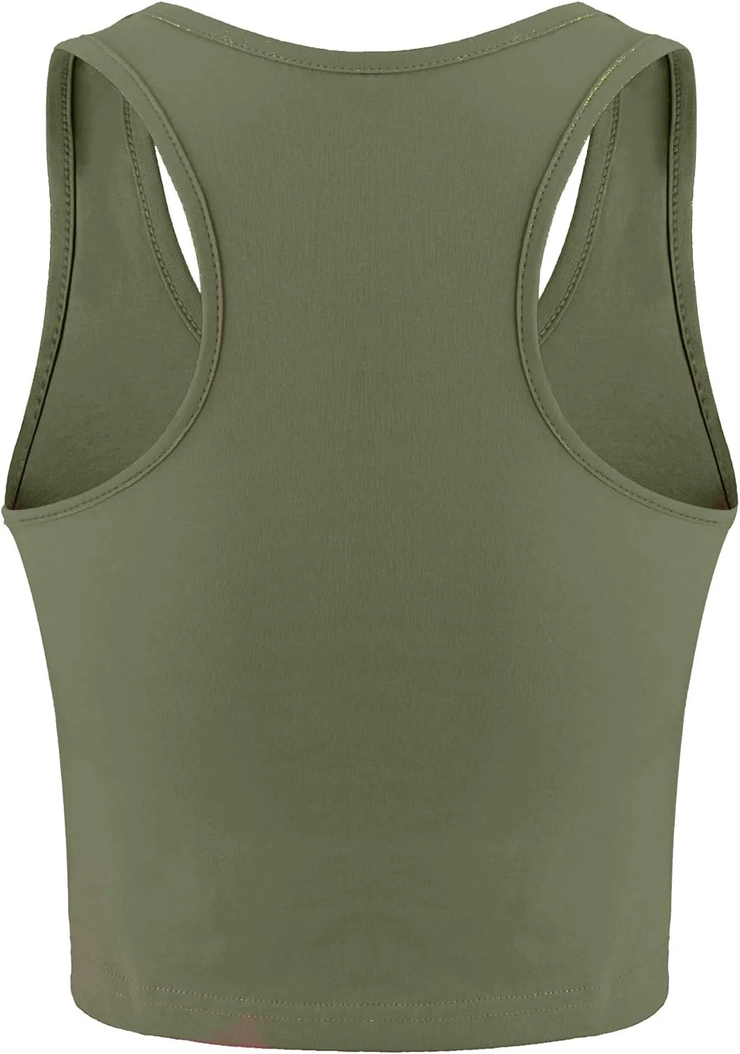 Geyoga 4 Pieces Basic Workout Crop Tank Tops Sleeveless Racerback Sport Tank Top for Women Yoga Running