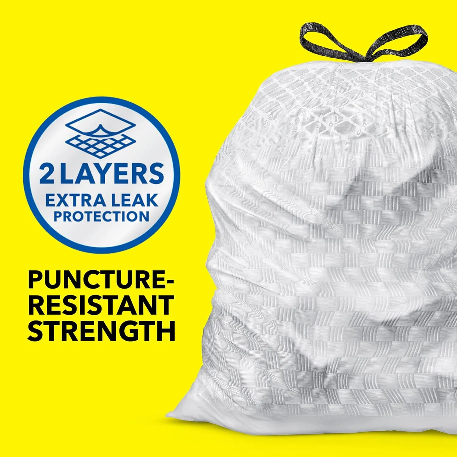 Glad ForceFlex Tall Kitchen Trash Bags, 13 Gallon, Gain Fresh Clean, 110 Count (Package May Vary)