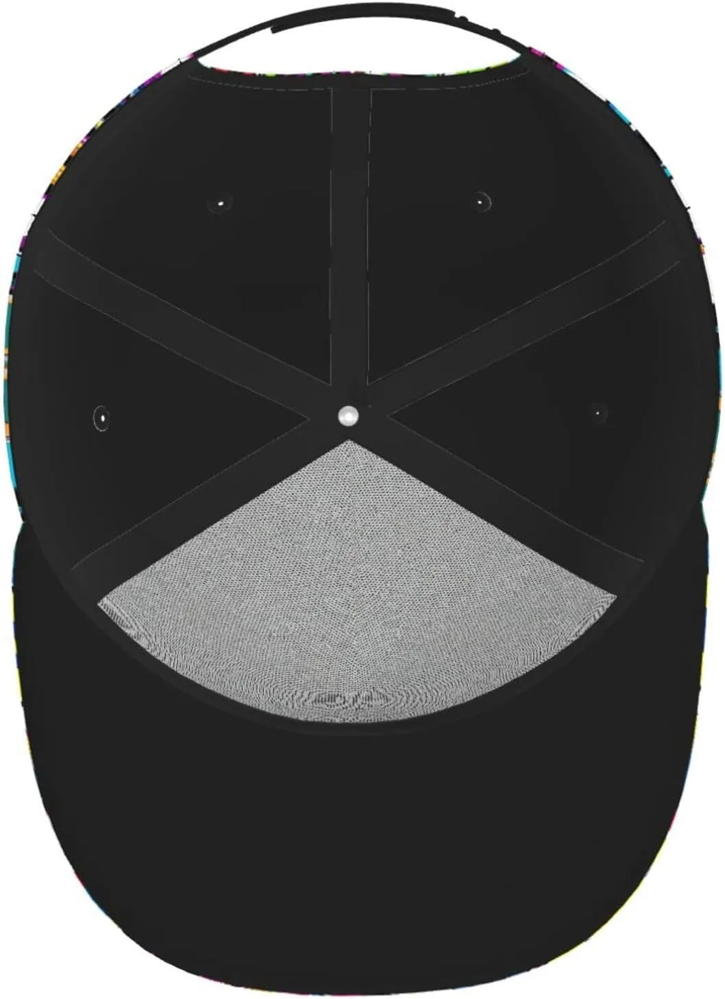 Graffiti Snapback Baseball Cap, Hip Hop Style, Adjustable Flat Bill Brim Hat, Unisex
