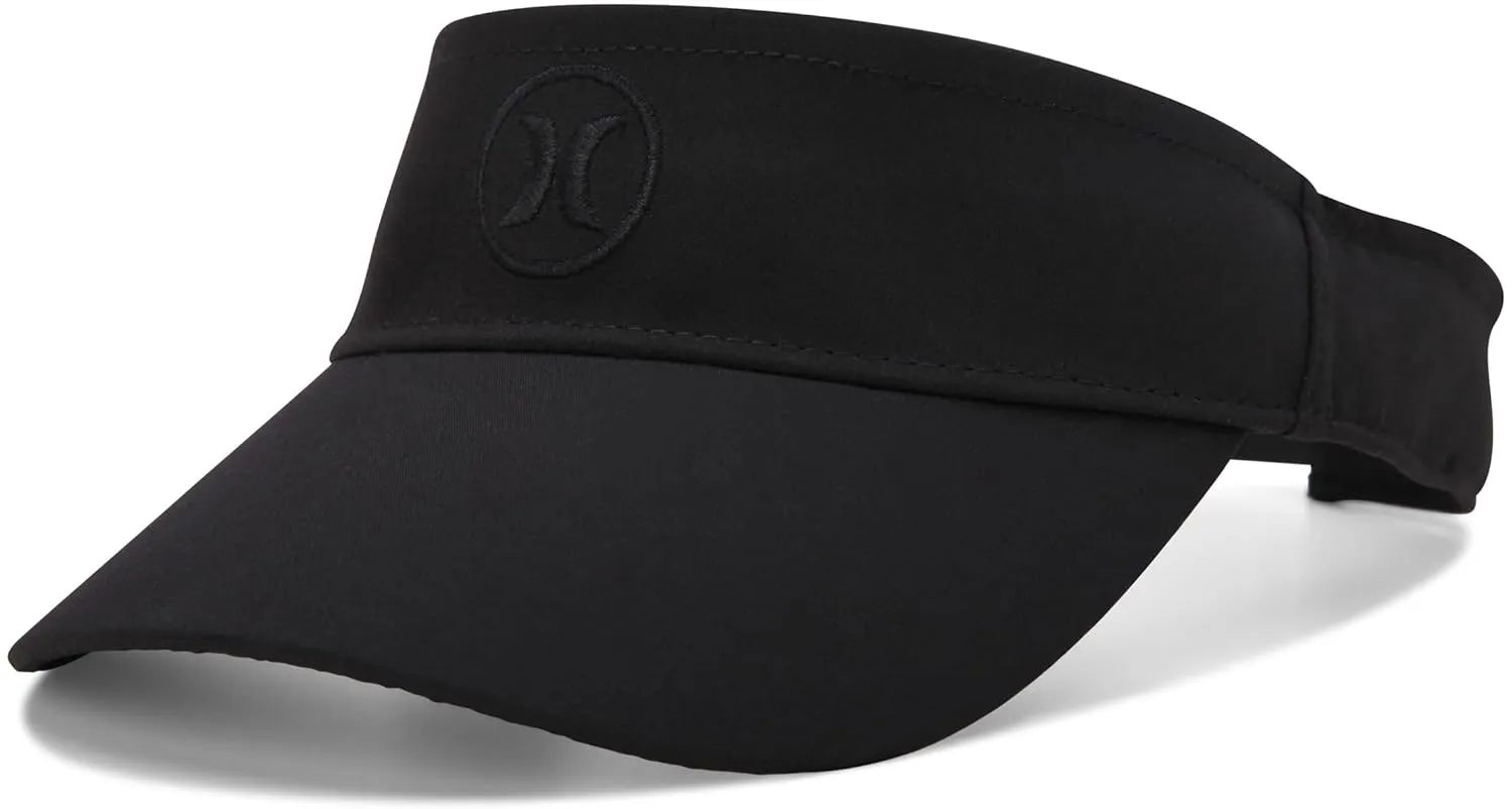 Hurley Women's Sun Visor Hat - UV Protection Square Curved Bill Adjustable Snap Athletic Golf Tennis Visor for Outdoor