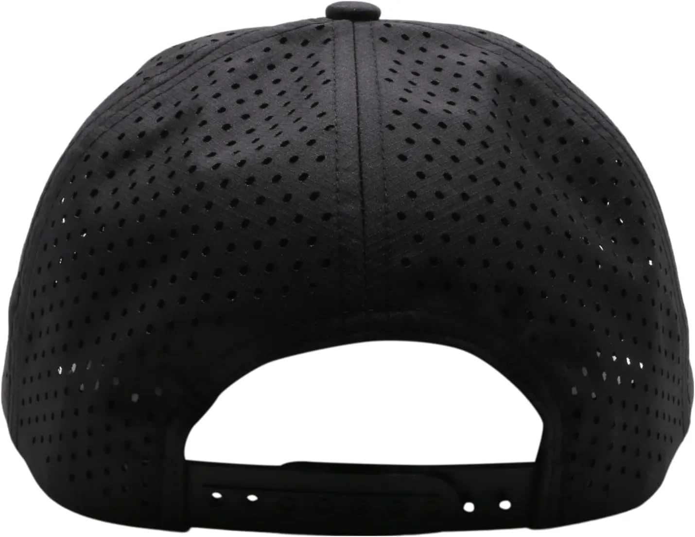 Pit Bull Premium Headwear Cambridge Perforated Mesh Flat Bill Brim Adjustable Snapback Hat Baseball Cap for Men & Women
