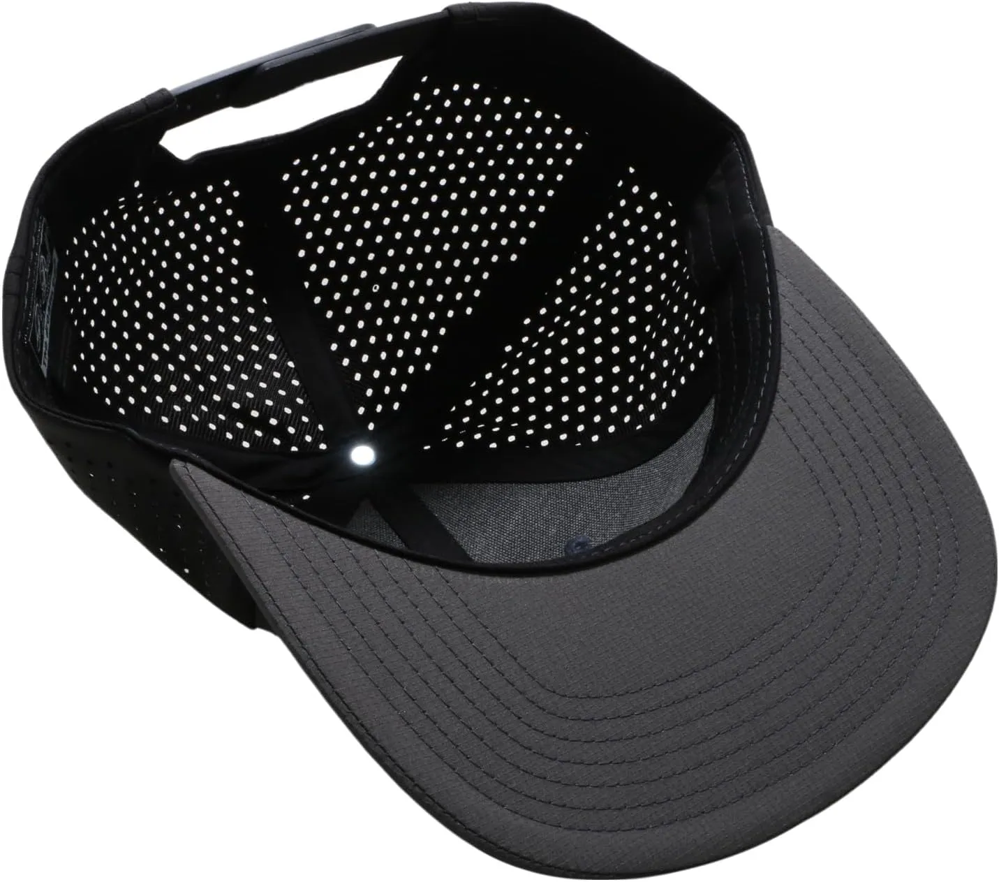 Pit Bull Premium Headwear Cambridge Perforated Mesh Flat Bill Brim Adjustable Snapback Hat Baseball Cap for Men & Women