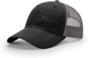 Richardson 111 & 111P Garment-Washed Relaxed Fit Adjustable Snapback Trucker Cap | OSFM | Bulk Pack Available