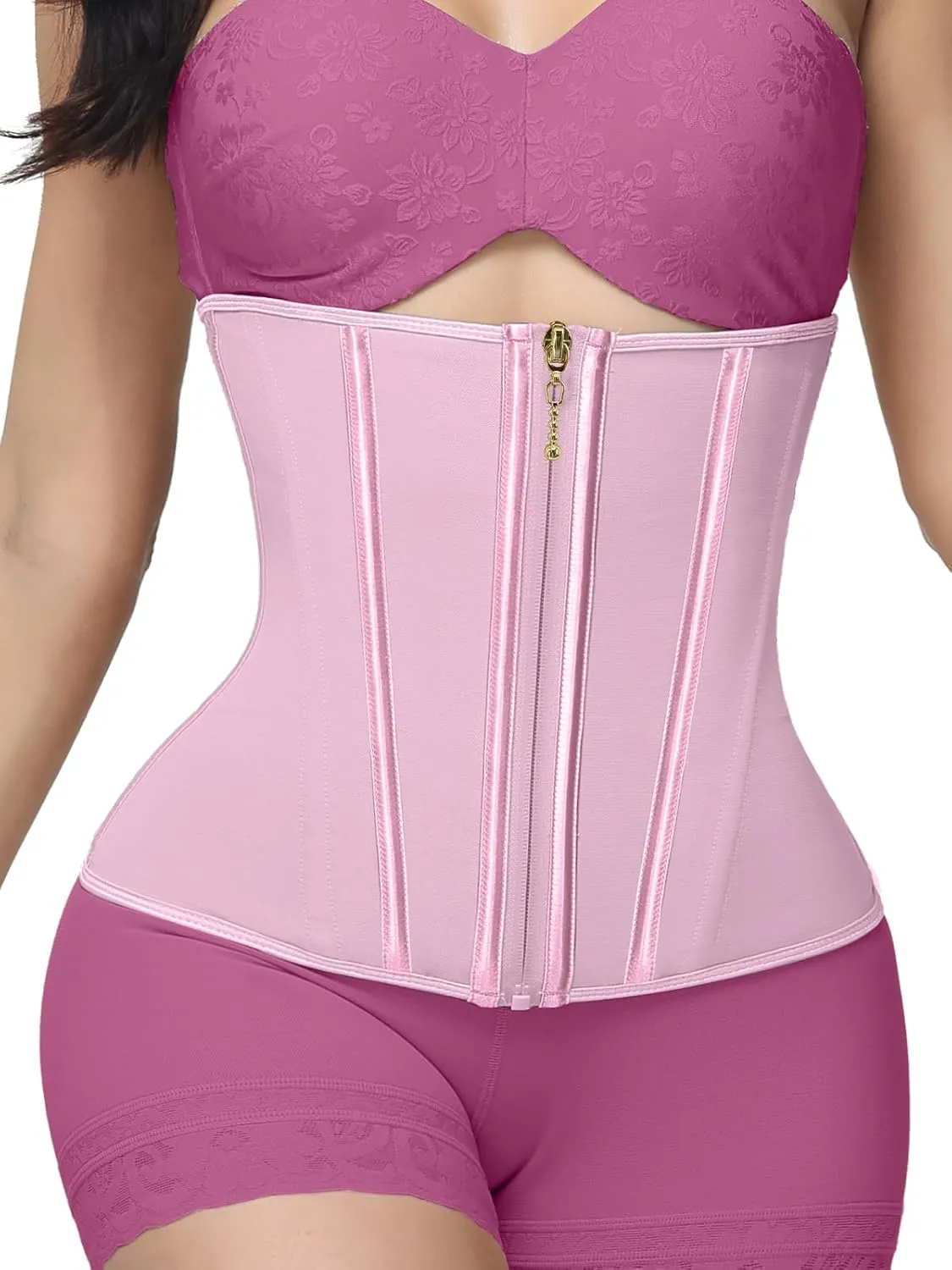 SHAPSHE Waist Trainer for Women Tummy Control Waist Cincher Workout Corset Shapewear Body Shaper