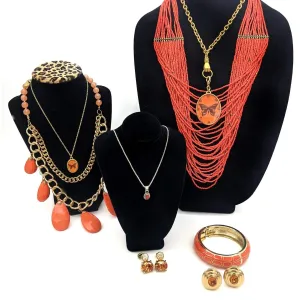 SUN-KISSED SUNSET Bundle - Peach, Orange, Gold, Silver, Coral, Amber