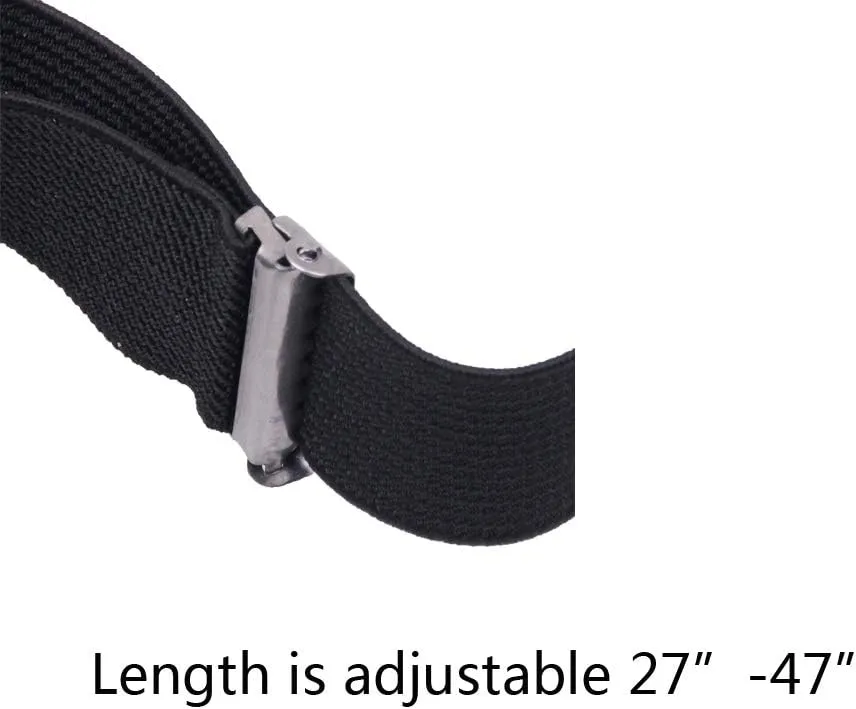 Suspenders Bow Tie for Men and Women - Adjustable Tall stature Elastic Y Back Style With Strong Metal Clips