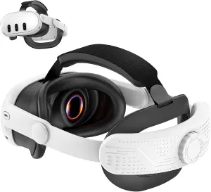 VZNEK Comfort Head Strap for Meta Quest 3,Elite Strap Replacement with Enhanced Comfort Support, VR Gaming Immersion Accessories (for Quest 3)